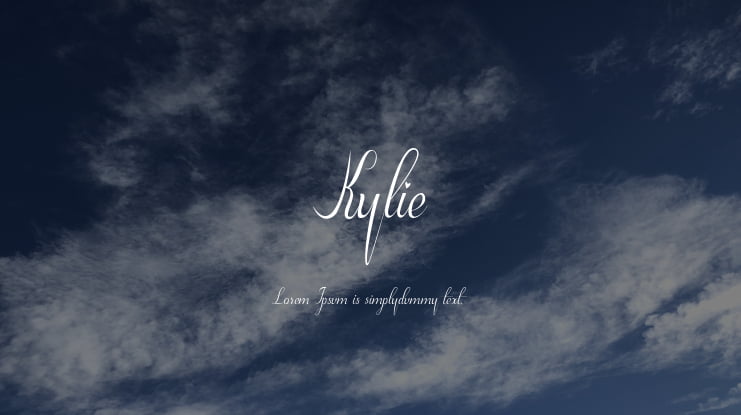 Kylie Font