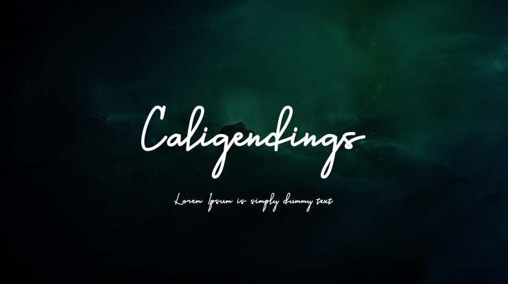 Caligendings Font