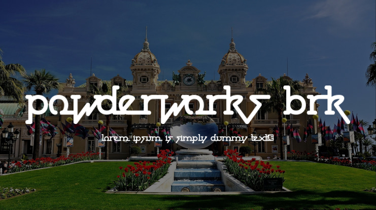 Powderworks BRK Font