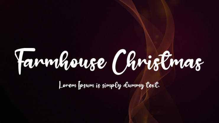 Farmhouse Christmas Font