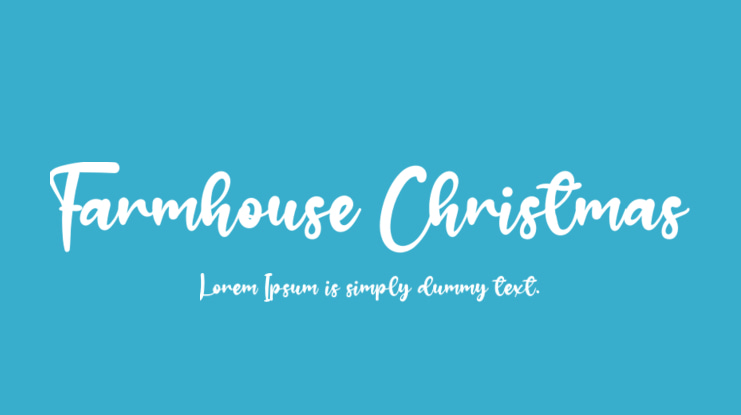 Farmhouse Christmas Font