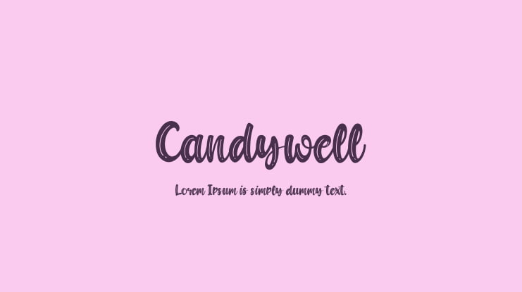 Candywell Font Family