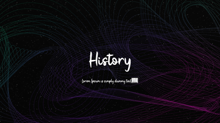 History Font