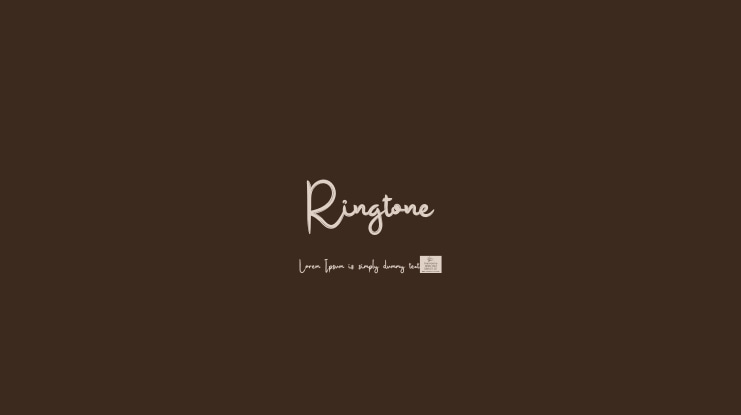 Ringtone Font