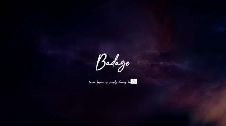 Badage Font