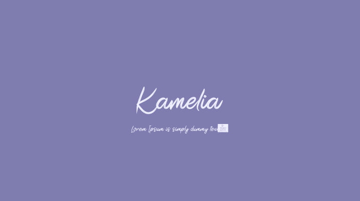 Kamelia Font