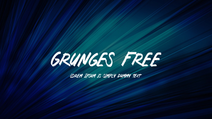 Grunges Free Font
