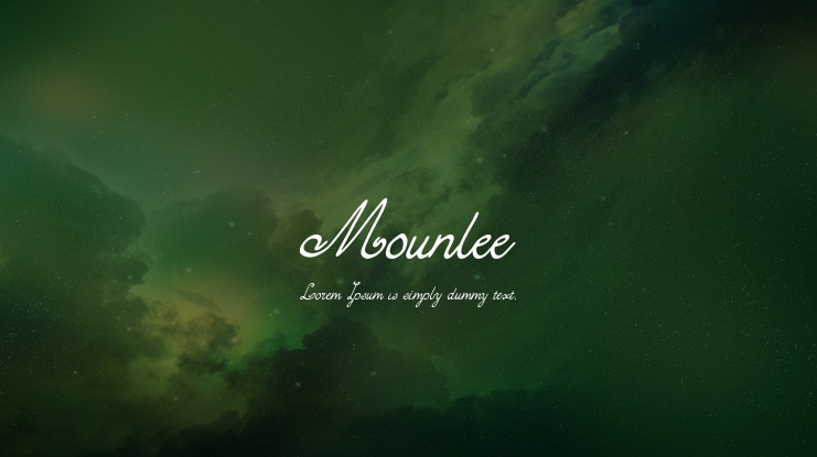 Mounlee Font