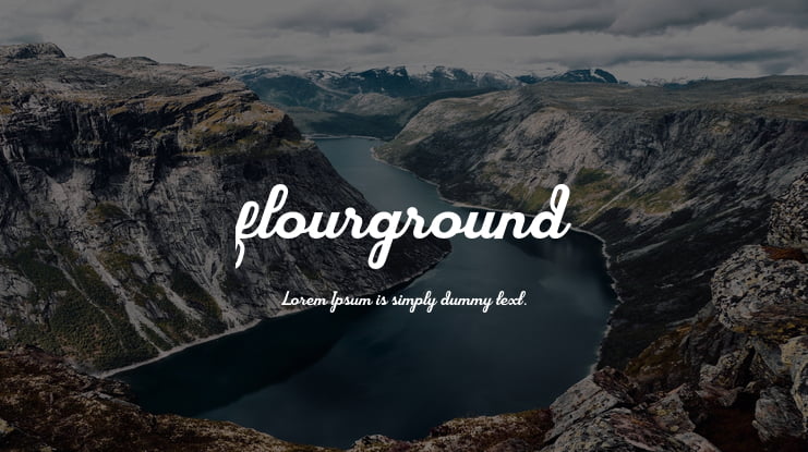 flourground Font