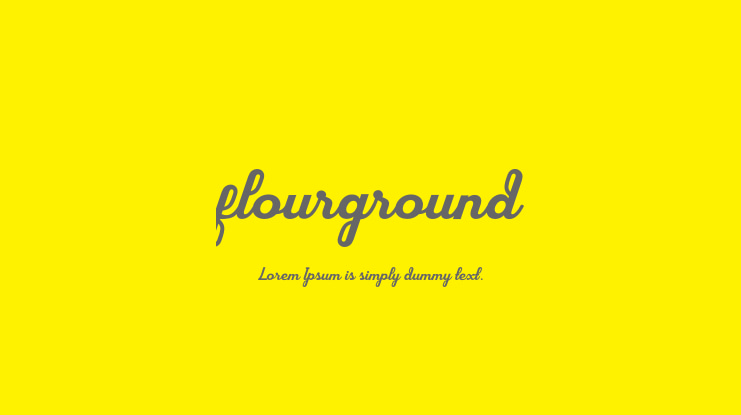 flourground Font