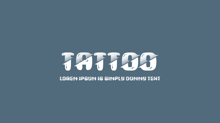 Tattoo Font