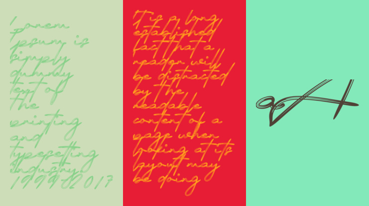 Signature December Font