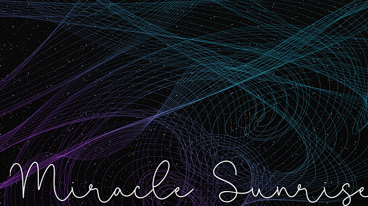 Miracle Sunrise Font