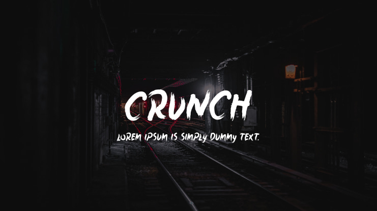 Crunch Font