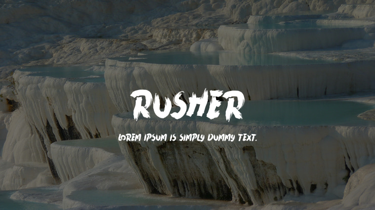 Rusher Font