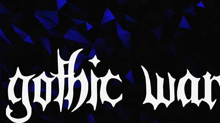 Gothic War Font