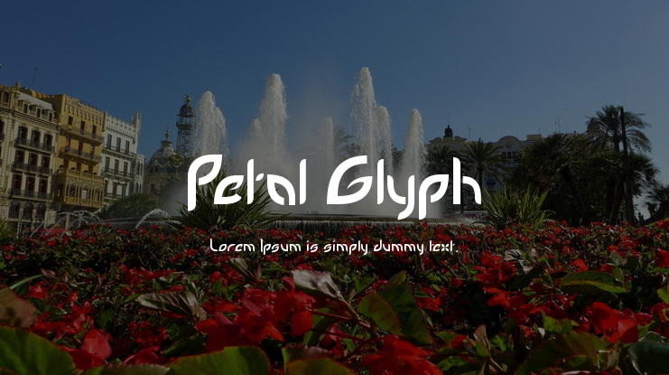 Petal Glyph Font