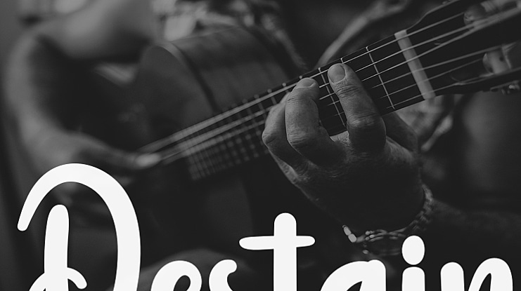 Destain Font