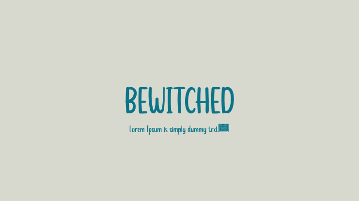 BEWITCHED Font