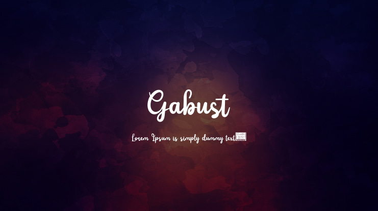 Gabust Font