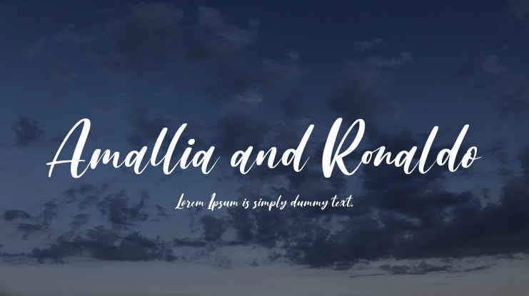 Amallia and Ronaldo Font