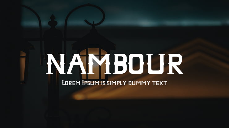 NAMBOUR Font