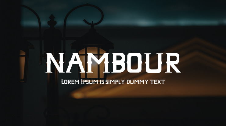 NAMBOUR Font