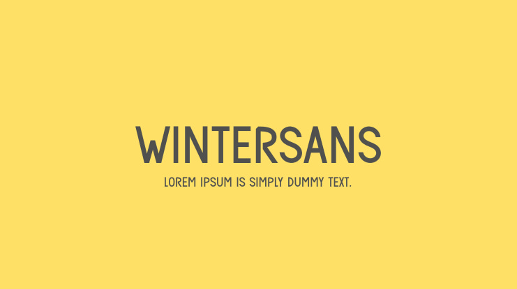 Wintersans Font