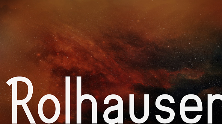 Rolhausen Font Family