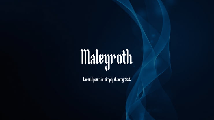 Malegroth Font