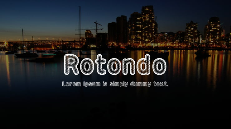 Rotondo Font