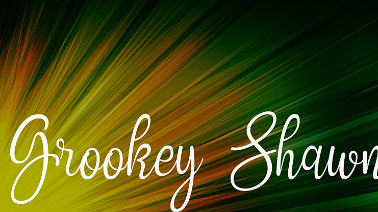 Grookey Shawn Font