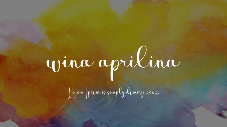 wina aprilina Font
