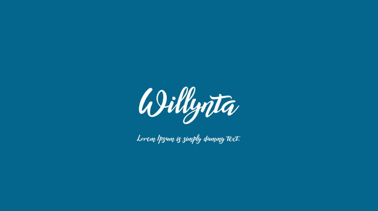 Willynta Font