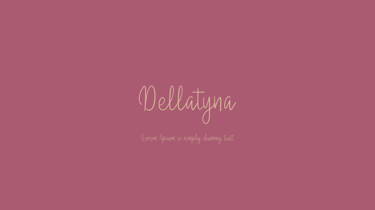 Dellatyna Font