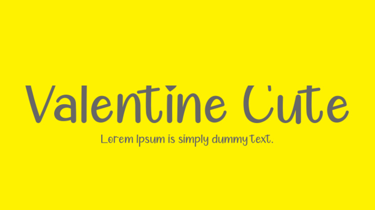 Valentine Cute Font