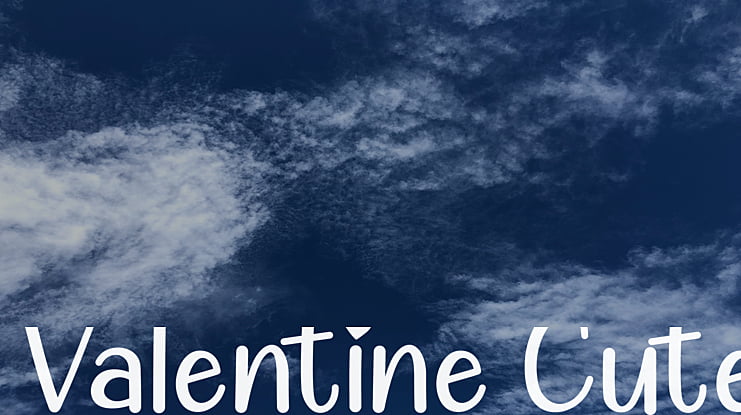 Valentine Cute Font