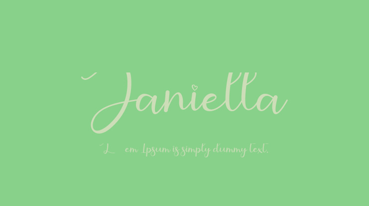 Janiella Font