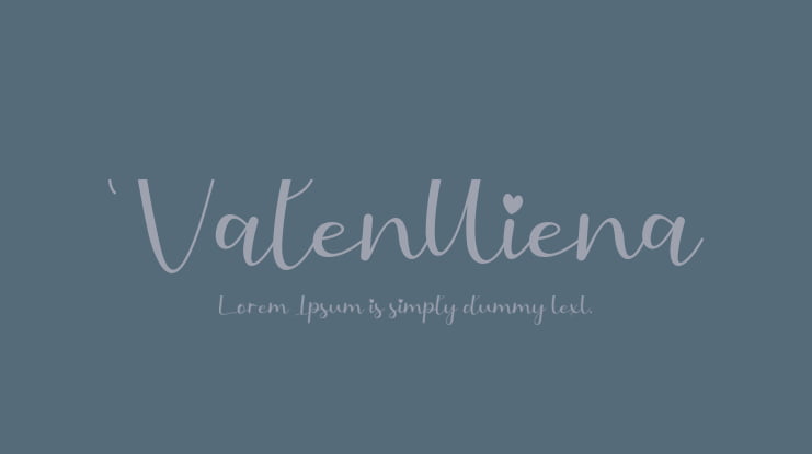 Valenttiena Font