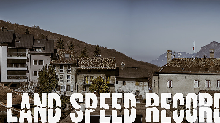 Land Speed Record Font