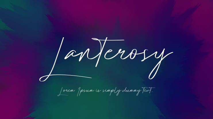Lanterosy Font Family