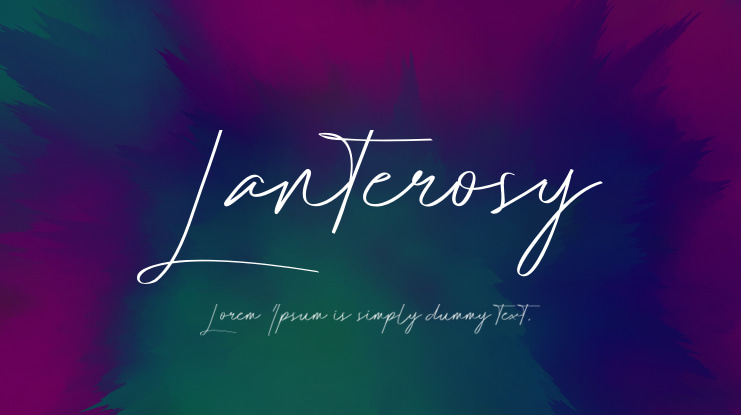 Lanterosy Font Family