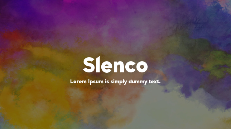Slenco Font Family