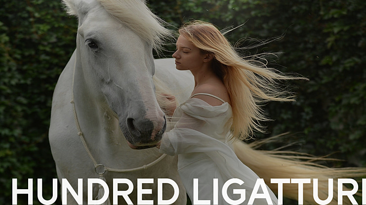 Hundred Ligatture Font