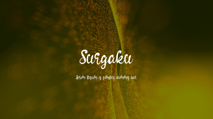 Surgaku Font