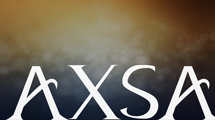 AXSA Font