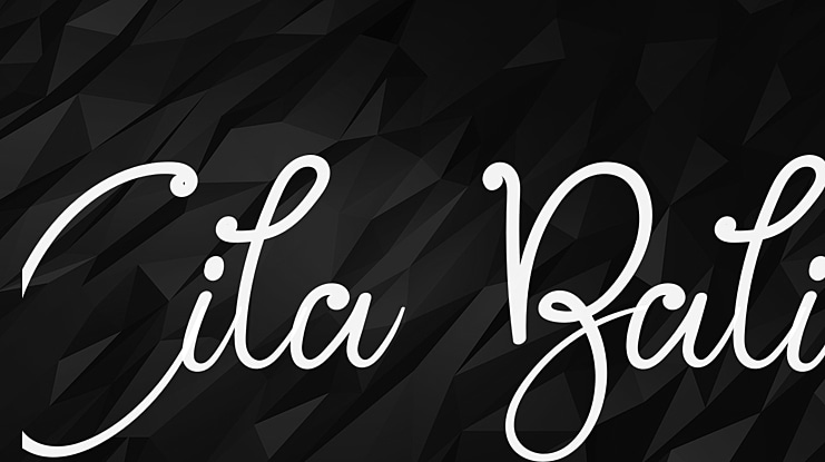 Cila Bali Font