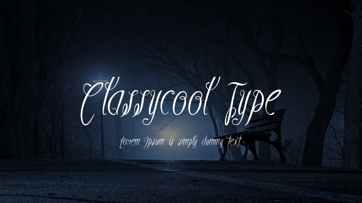 Classycool Type Font Family