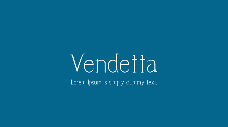 Vendetta Font