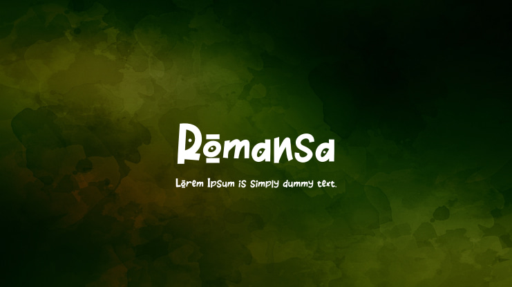Romansa Font